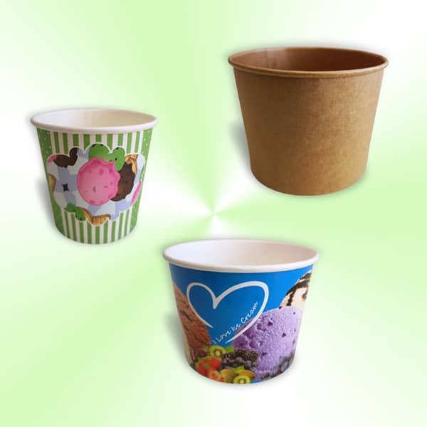 ice cream containers